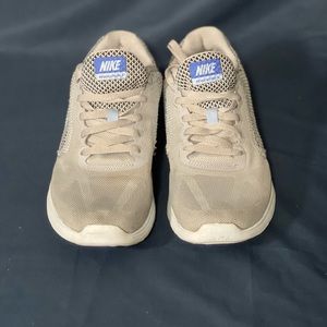 Women’s light gray/blue Nike Revolution 3 size 8.5